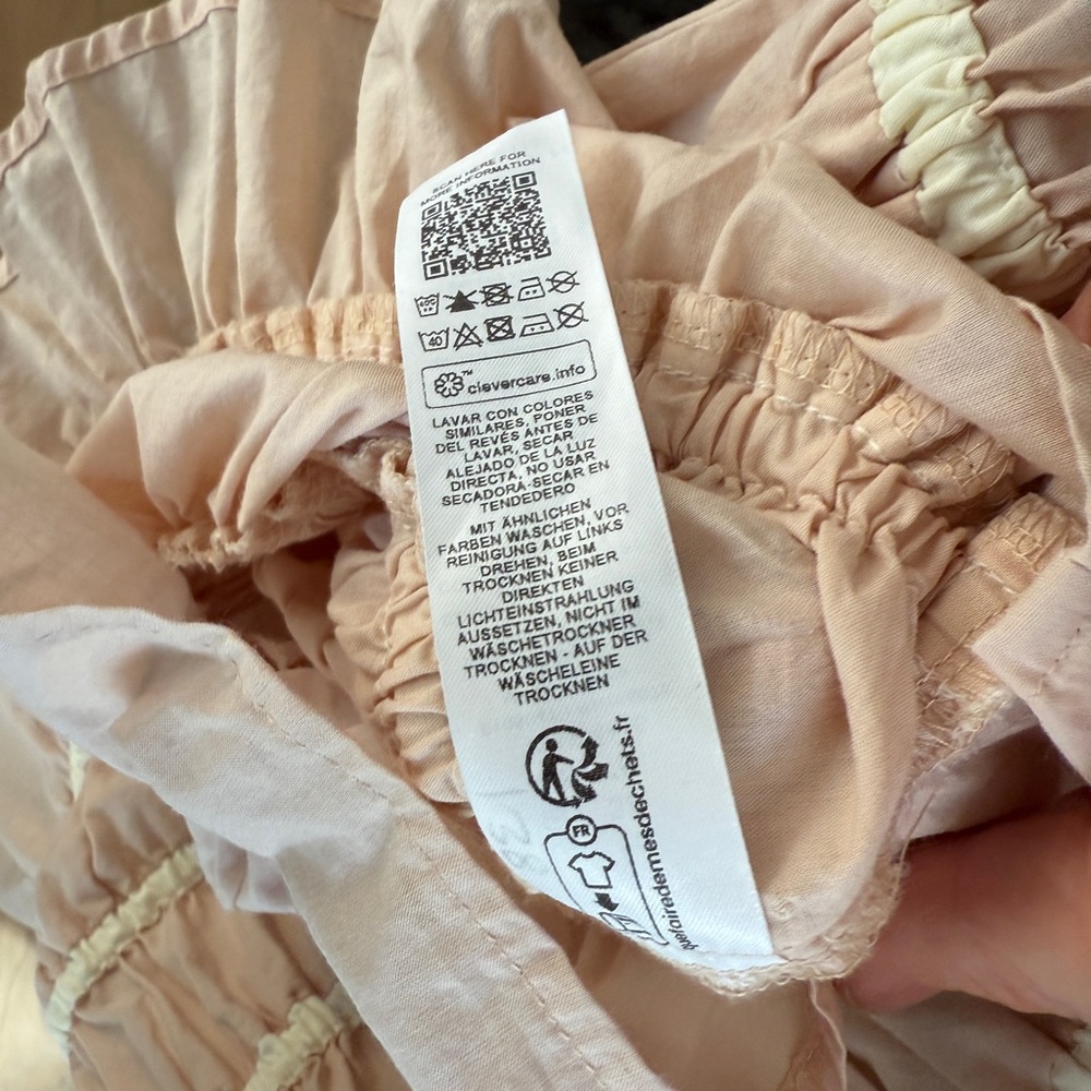 ASOS Pink and Cream Ruffled Mini Dress - Picture 5 of 5